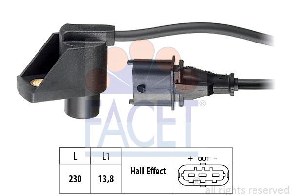 9.0331 FACET Датчик, положение распределительного вала (фото 1)