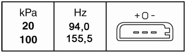 6PP 009 400-231 BEHR/HELLA/PAGID Датчик, давление во впускной трубе (фото 2)