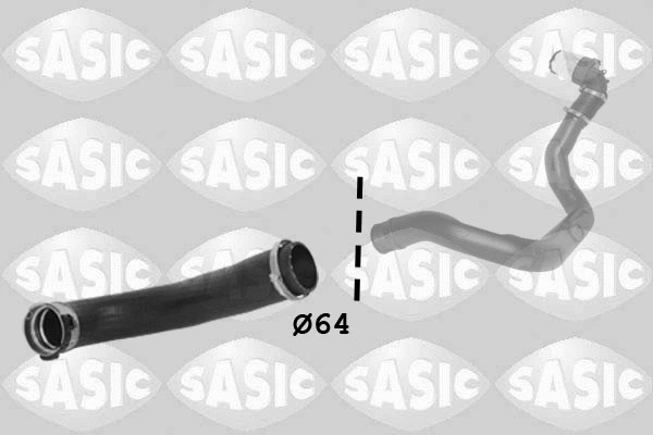 3334055 SASIC Трубка нагнетаемого воздуха (фото 1)