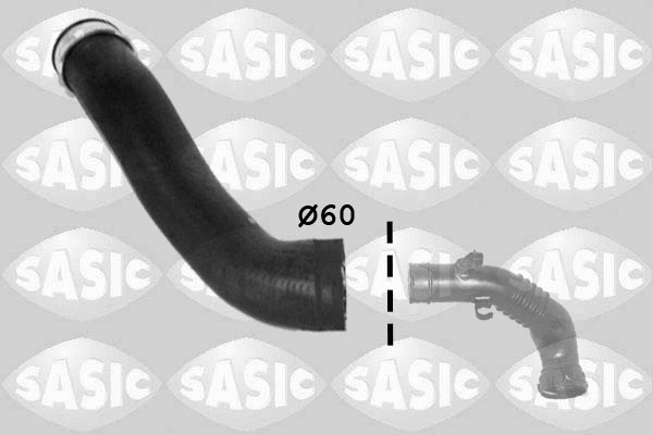 3336027 SASIC Трубка нагнетаемого воздуха (фото 1)