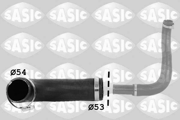 3336221 SASIC Трубка нагнетаемого воздуха (фото 1)