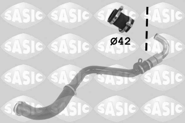 3336227 SASIC Трубка нагнетаемого воздуха (фото 1)