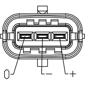 182741 HC-CARGO Датчик, давление во впускной трубе (фото 2)