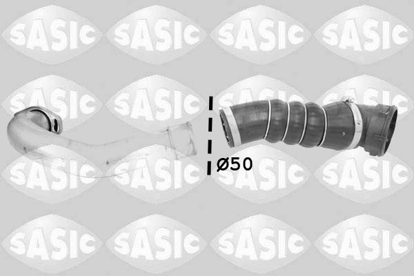 3336298 SASIC Трубка нагнетаемого воздуха (фото 1)