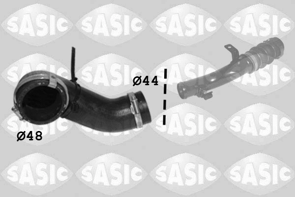 3356098 SASIC Трубка нагнетаемого воздуха (фото 1)
