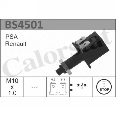 BS4501 VERNET-CALORSTAT Выключатель фонаря сигнала торможения (фото 1)