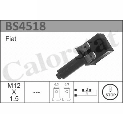 BS4518 VERNET-CALORSTAT Выключатель фонаря сигнала торможения (фото 1)