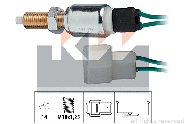 510 027 KW Выключатель фонаря сигнала торможения (фото 1)