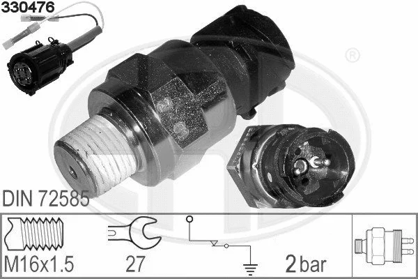 330403 ERA Датчик, пневматическая система (фото 1)