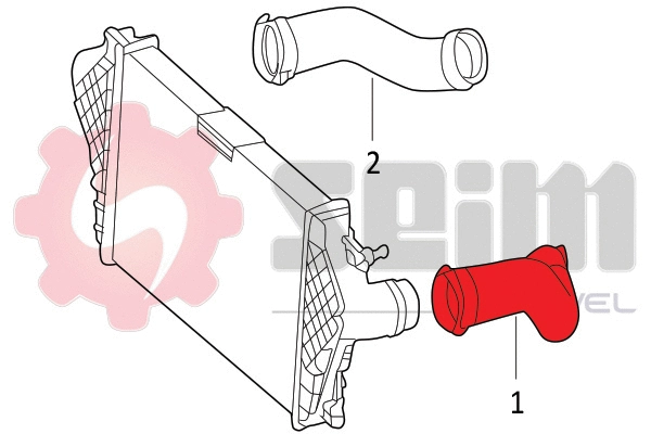 982109 SEIM Трубка нагнетаемого воздуха (фото 1)