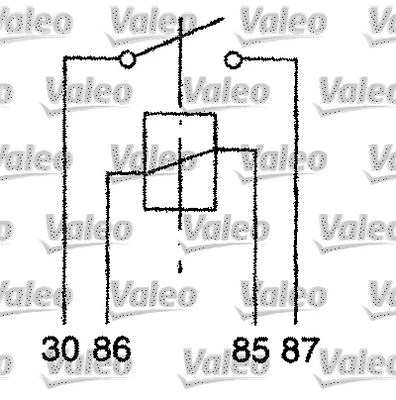643828 VALEO Реле, рабочий ток (фото 3)