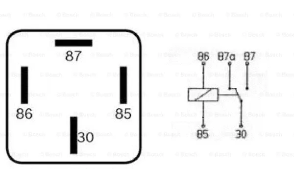 0 332 019 453 BOSCH Реле, рабочий ток (фото 6)