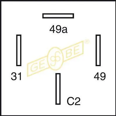 ARE00082 APC Реле, продольный наклон шкворня вентилятора (фото 1)