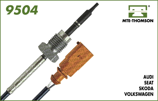 9504 MTE-THOMSON Датчик, температура выхлопных газов (фото 1)