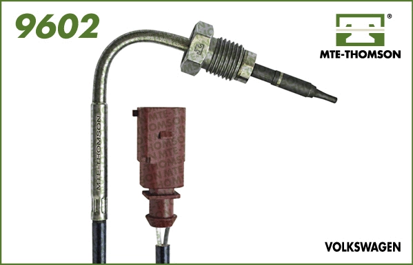 9602 MTE-THOMSON Датчик, температура выхлопных газов (фото 1)