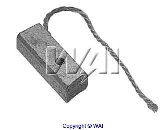 38-8302 WAIGLOBAL Угольная щетка, генератор (фото 1)