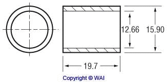 62-1406 WAIGLOBAL Втулка, вал стартера (фото 1)