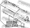 Превью - 0221-Z50U FEBEST Наконечник поперечной рулевой тяги (фото 2)