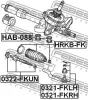 Превью - 0321-FKRH FEBEST Наконечник поперечной рулевой тяги (фото 2)