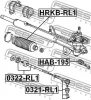 Превью - 0321-RL1 FEBEST Наконечник поперечной рулевой тяги (фото 2)