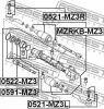 Превью - 0521-MZ3L FEBEST Наконечник поперечной рулевой тяги (фото 2)