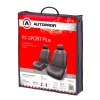 Превью - R-402PF BK AUTOPROFI Чехол майка r-1 sport plus, перед, закрытое сиденье, полиэстер, 4 предмета, чёрный (фото 2)