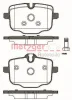 1433.00 METZGER Тормозные колодки