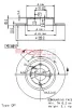 14859 METZGER Тормозной диск