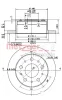 14932 METZGER Тормозной диск