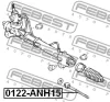 Превью - 0122-ANH15 FEBEST Осевой шарнир, рулевая тяга (фото 2)