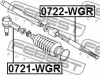 Превью - 0722-WGR FEBEST Осевой шарнир, рулевая тяга (фото 2)