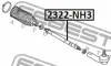 Превью - 2322-NH3 FEBEST Осевой шарнир, рулевая тяга (фото 2)