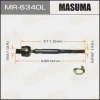 MR-6340L MASUMA Осевой шарнир, рулевая тяга