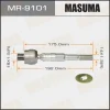 MR-9101 MASUMA Осевой шарнир, рулевая тяга