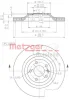 24892 METZGER Тормозной диск