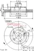 24897 V METZGER Тормозной диск