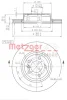 24916 V METZGER Тормозной диск