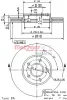 24928 E METZGER Тормозной диск