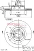 24931 V METZGER Тормозной диск