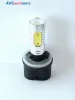 31880 AVG Автолампа светодиодная 880 (H27W)-5 High Power LED 7.5W (PG13) (линза) 12V AVG