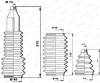 Превью - K150214 MOOG Комплект пыльника, рулевое управление (фото 2)