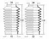 BSG3189 BORG & BECK Комплект пыльника, рулевое управление