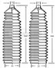 BSG3229 BORG & BECK Комплект пыльника, рулевое управление