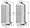 BSG3239 BORG & BECK Комплект пыльника, рулевое управление