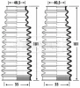 BSG3276 BORG & BECK Комплект пыльника, рулевое управление