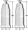 BSG3278 BORG & BECK Комплект пыльника, рулевое управление