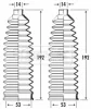 BSG3290 BORG & BECK Комплект пыльника, рулевое управление