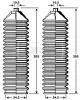BSG3294 BORG & BECK Комплект пыльника, рулевое управление
