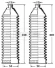 BSG3340 BORG & BECK Комплект пыльника, рулевое управление