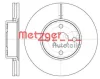6110662 METZGER Тормозной диск